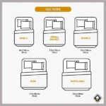 Egyptian Cotton Fitted sheet Sizes