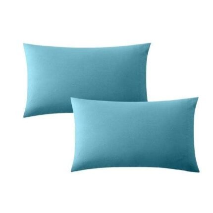 Cotton Housewife Pillow Cases Teal