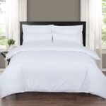 white Egyptian cotton duvet cover