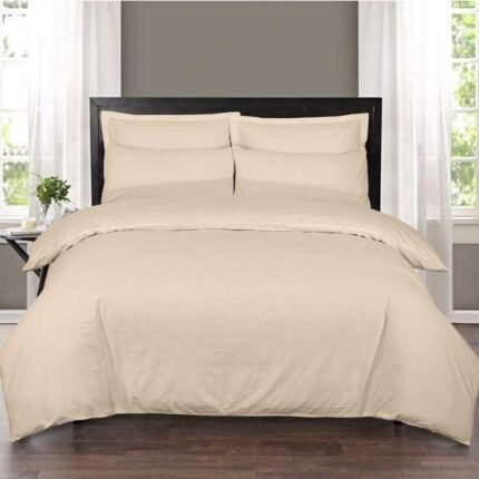 Egyptian Cotton Duvet Cover Beige Color