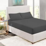 400 Thread Count 100% Cotton Extra Deep 35 cm Fitted Sheet Bed Sheets Single Double King Super Sizes - Image 6