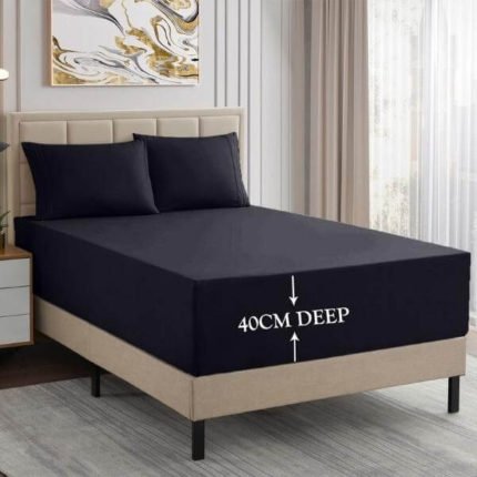 EXTRA DEEP FITTED 16”/40 CM 100% EGYPTIAN COTTON DEEP FITTED 9”/23 CM SHEETS 
