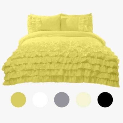 frilled duvet cover all sizes