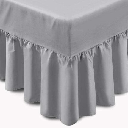 grey Egyptian Cotton Valance Sheet