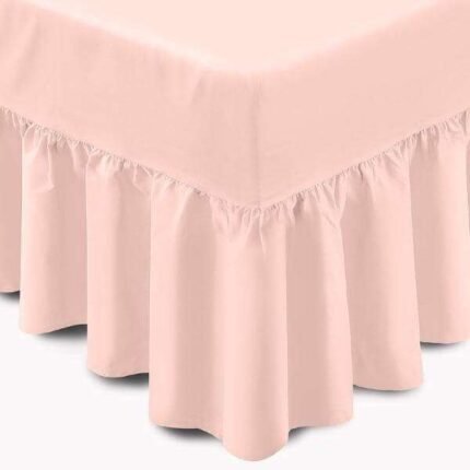 light pink Egyptian Cotton Valance Sheet