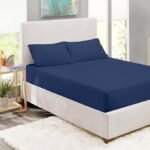 400 Thread Count 100% Cotton Extra Deep 35 cm Fitted Sheet Bed Sheets Single Double King Super Sizes - Image 3