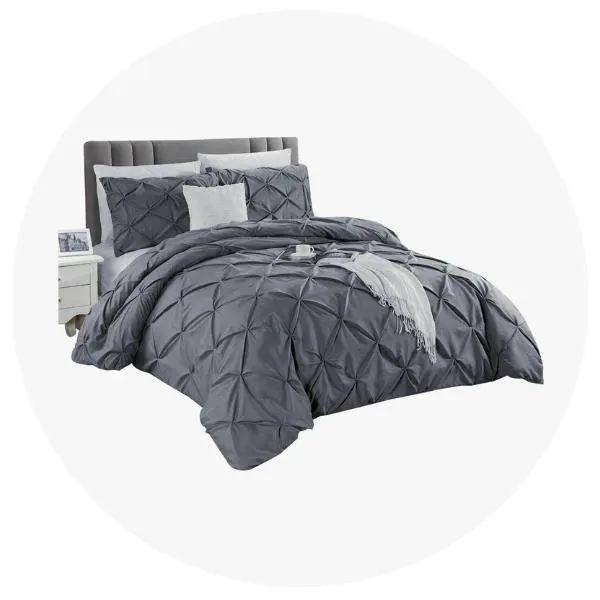 pintuck duvet cover cotton comfort bedding