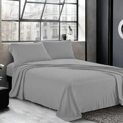 Silver Color Flat Bed sheet
