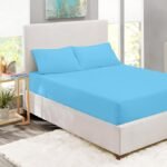 400 Thread Count 100% Cotton Extra Deep 35 cm Fitted Sheet Bed Sheets Single Double King Super Sizes - Image 10