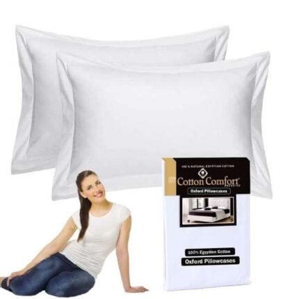 White Egyptian Oxford Pillowcases