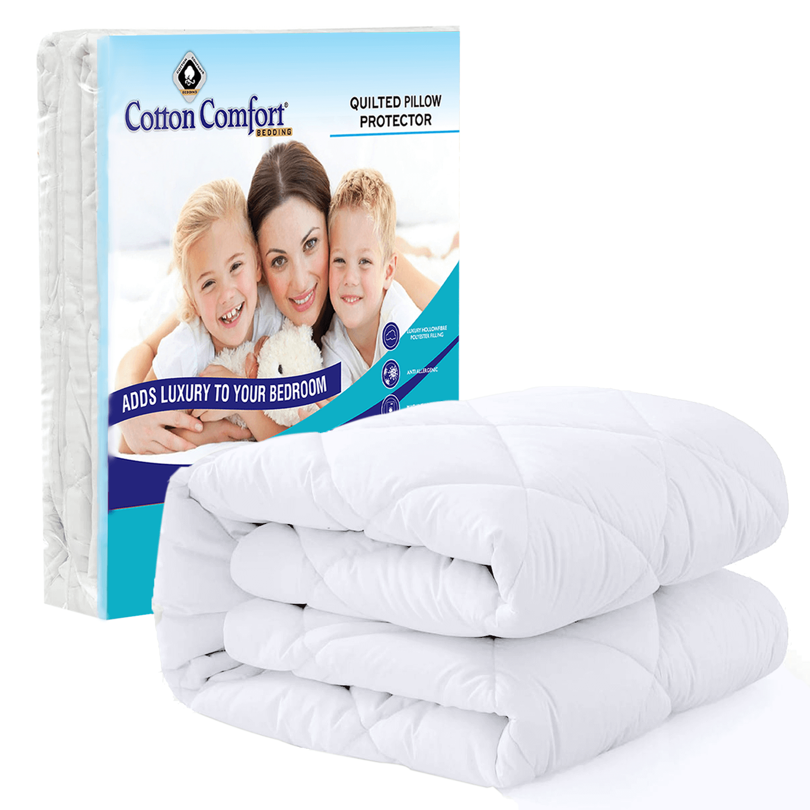 Quilted Waterproof Extra Deep Mattress Protector- All sizes