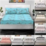 100% Egyptian Cotton Printed Fitted Sheet 400 Thread Count Bed Sheet Double King