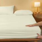 3PC Super King Fitted Bed Sheet Set Flannelette 100% Brushed Cotton 30cm/12″ Deep Fitted Sheet Super King With Pillow Cases 2 Pack - Image 4