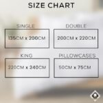 100% Luxury Brushed Cotton Flannelette Double Duvet Cover Set Elegant Button Closure Duvet Cover Double and Pillowcases Set – Ultra Soft & Breathable Quilt Cover Set - Image 2