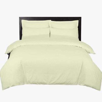Egyptian cotton duvet cover 400 thread count in cream color